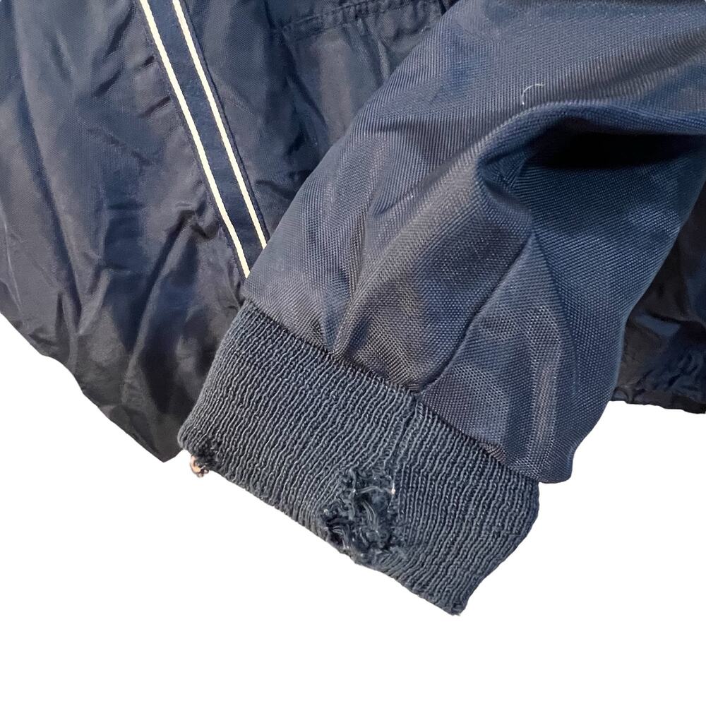 Abercrombie & Fitch Jacket Mens Size XS Blue with one Stripe on arm Vintage 90s - Picture 3 of 4